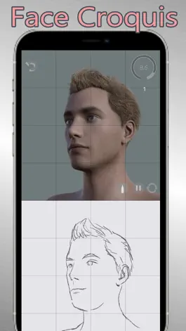 Game screenshot Face Croquis mod apk