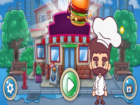 可口美味的汉堡-老爹美食系列のおすすめ画像1