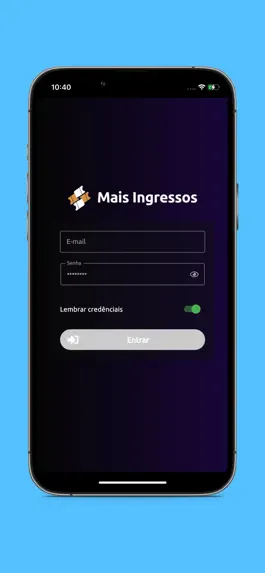 Game screenshot Mais Ingressos Comissário apk
