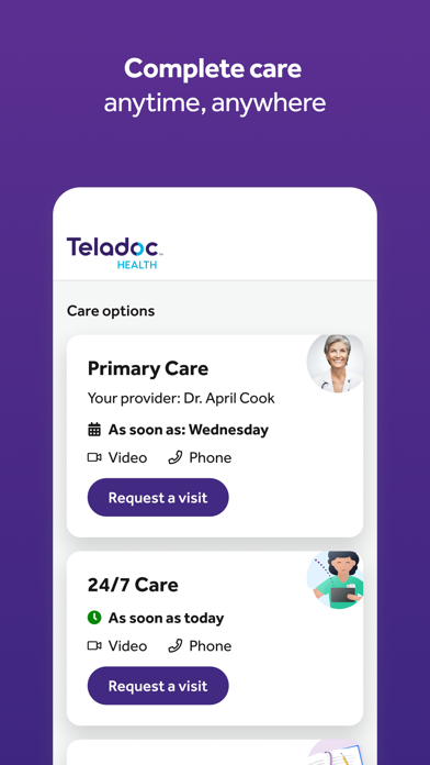 Teladoc Health - Telehealth Screenshot