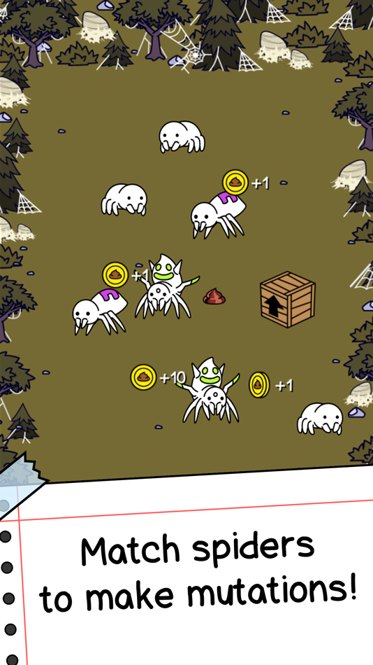 #1. Spider Evolution: Idle Game (iOS) 由: TPG TECNOLOGIA DA INFORMACAO LTDA