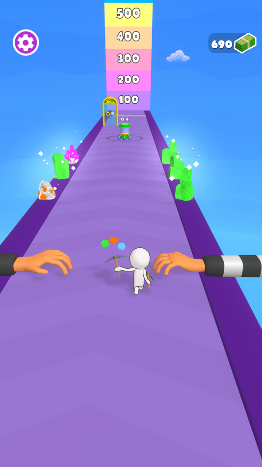 #7. Gem Miner Run (iOS) By: Ahmet Ikbal Adlig