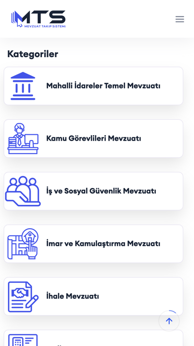 Mevzuat Takip Sistemi - MTS Screenshot