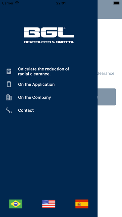 Clearance Reduction Calculatio Screenshot
