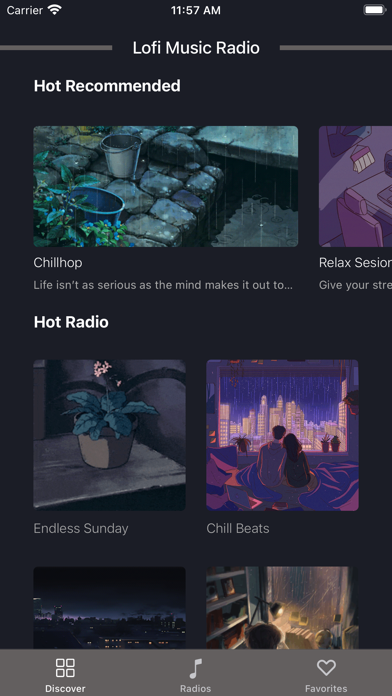 Lo Fi Music Radio Screenshot