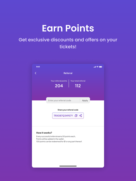 Ticket Box App iPad screenshot 5 - Entertainment app