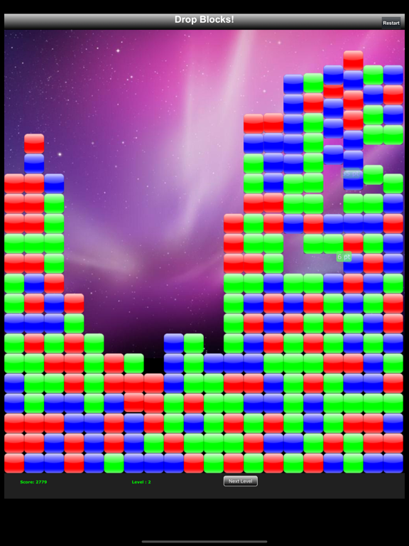 Screenshot #6 pour Drop Blocks - matching game