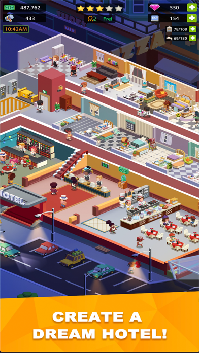 My Hotel Tycoon: Perfect Sim Screenshot