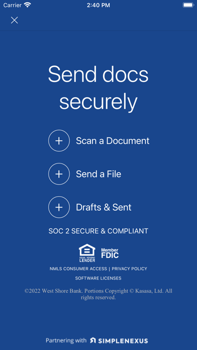 WSB Mortgage Screenshot