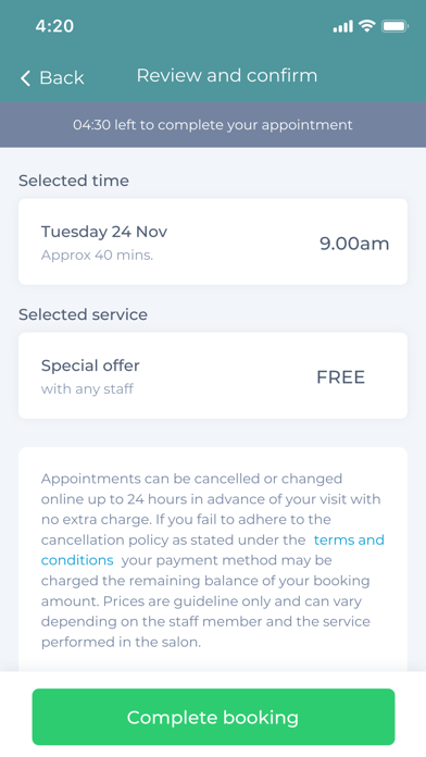 EvolveSkin Rejuvenation Clinic Screenshot
