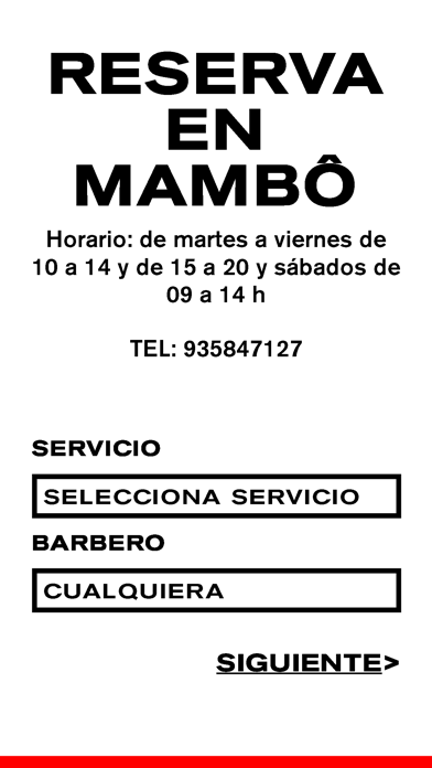 MAMBO Barberia Screenshot