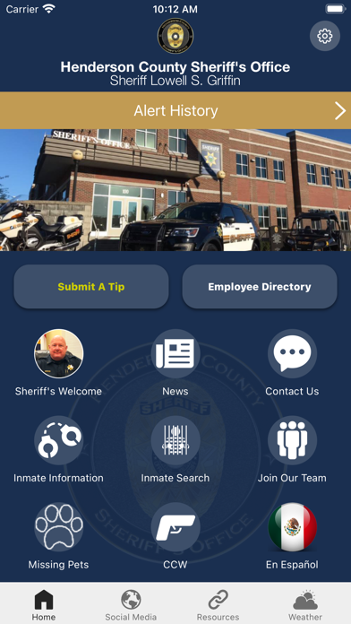 Henderson Co Sheriff's Office Screenshot