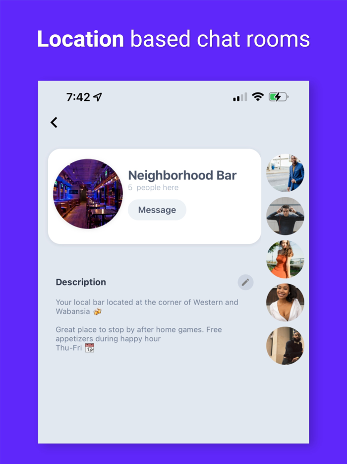 Pulse Nearby spaces and friends