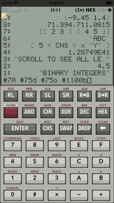 RPN 28x Calc Screenshot