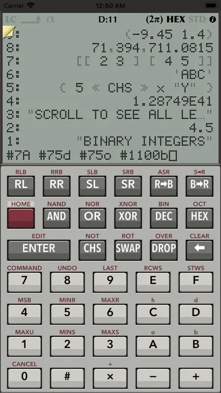 RPN 28x Calc screenshot 4 of 7