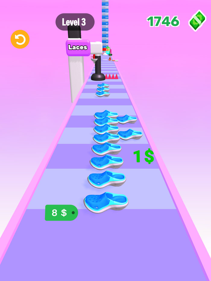 Shoes Stack 3D - Sneakers Run