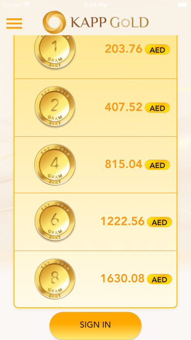 Kapp Gold Screenshot