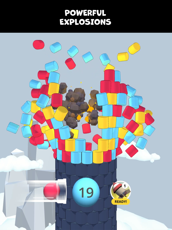 Pillar Smash - Throw Ball