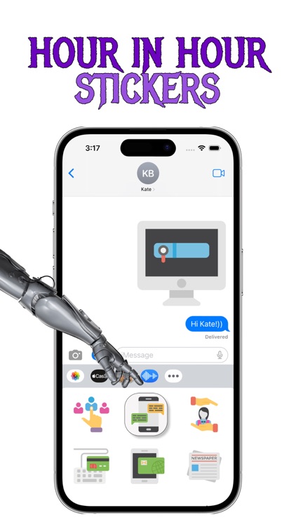 Hour in Hour stickers