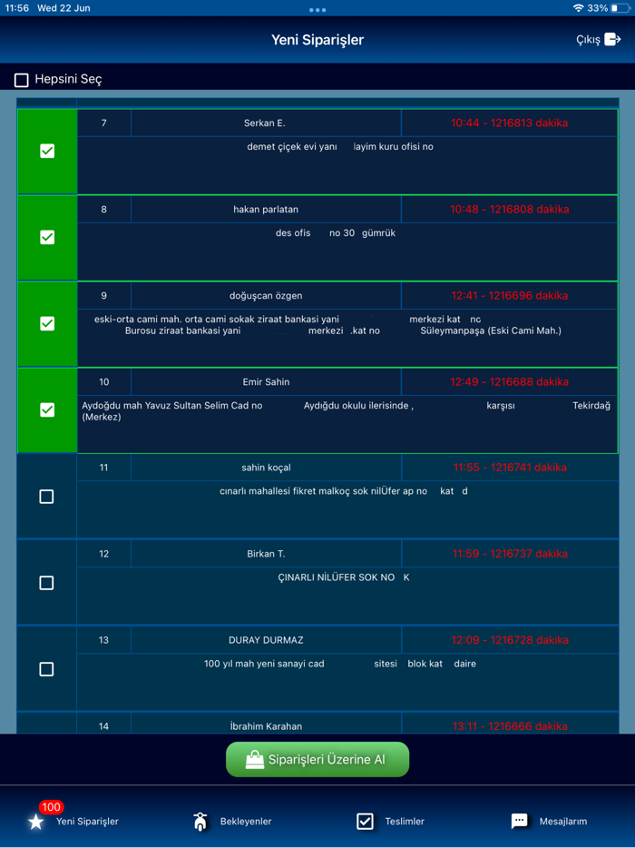 ADELSOFT Kurye Takip Sistemi