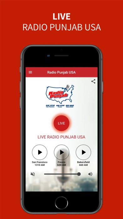 Radio Punjab USA Live iPhone screenshot 1 - Entertainment app