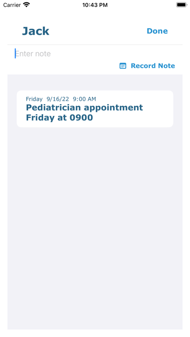 My Sick Family Illness Tracker Screenshot