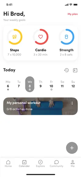 Game screenshot MI PLAN INSPIRING FITNESS mod apk