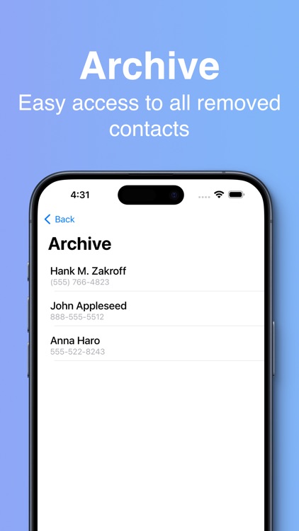 Temporary Contacts Pro