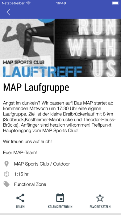 MAP SPORTS CLUB MAINZ Screenshot