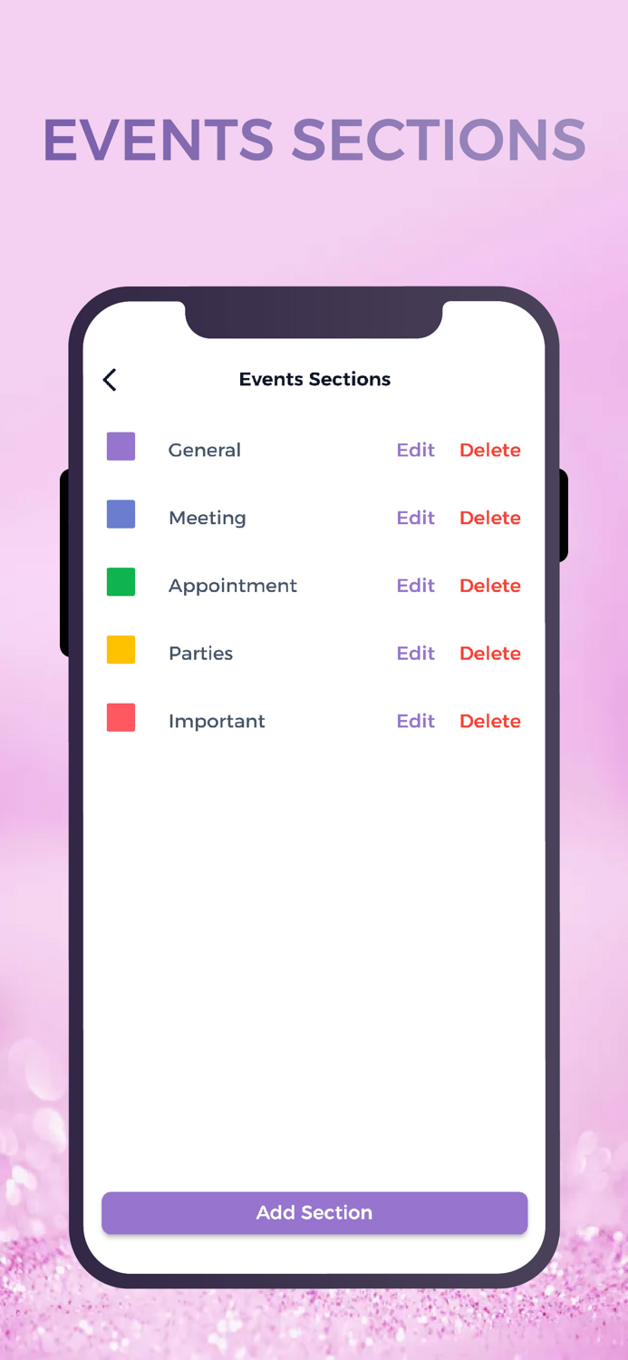 My Events and Tasks