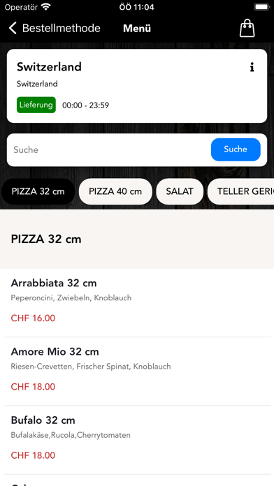 Zwischen Kurier & Take Away Screenshot