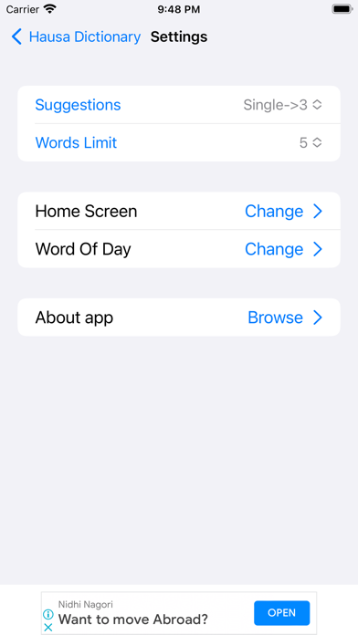 Smart Hausa Dictionary Screenshot
