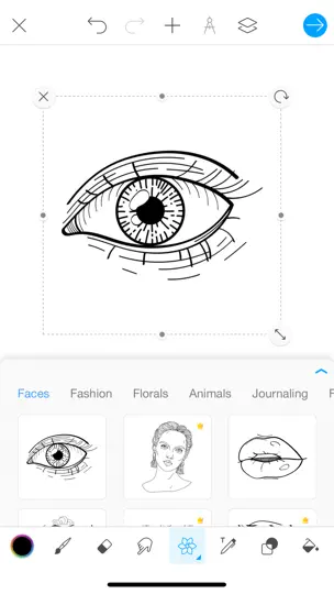 Скриншот Picsart Color Рисование на iPhone 2