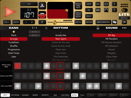 Screenshot #4 pour Rock Drum Machine Lite