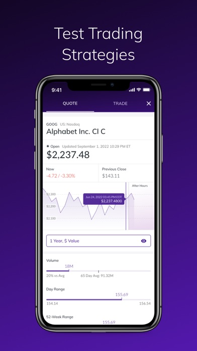 MarketWatch Stock Market Game Screenshot