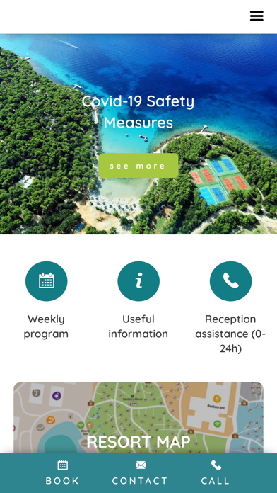 Pine Beach Pakostane Guest App Screenshot
