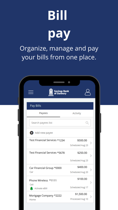 Savings Bank of Danbury Mobile Screenshot