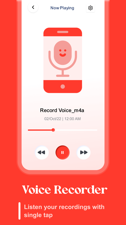 #4. Voice Memo - Voice Recorder (iOS) 由: Vishalbhai Vaghasiya