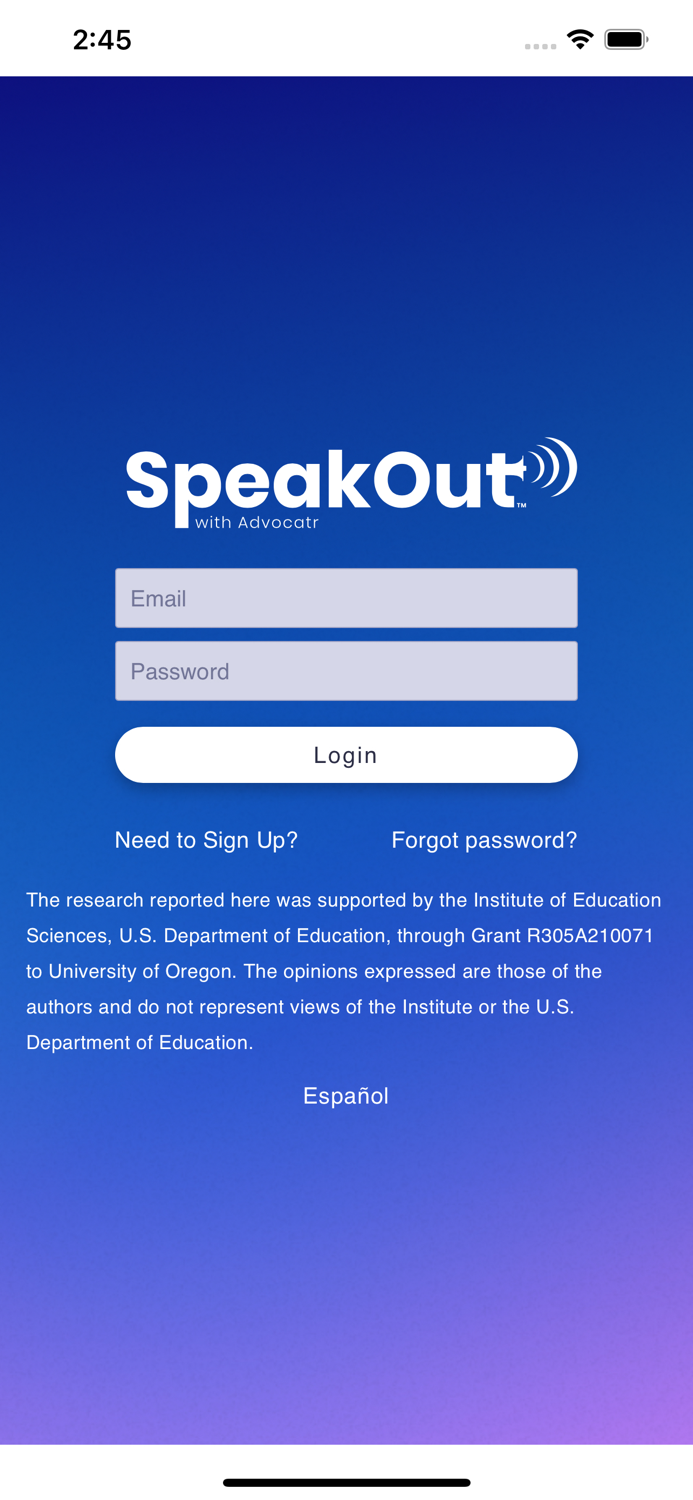 SpeakOut™ with Advocatr®