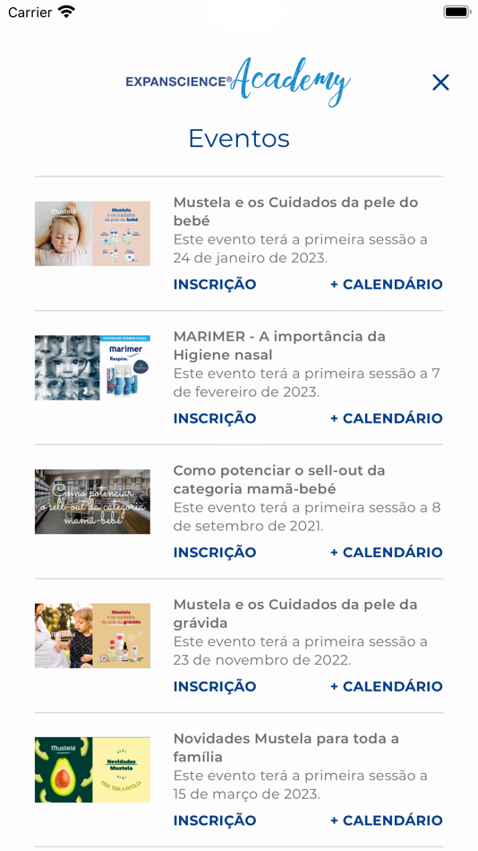 #3. Expanscience Academy (iOS) بواسطة: Laboratórios Expanscience Produtos de Higiene, Sociedade Unipessoal, LDA