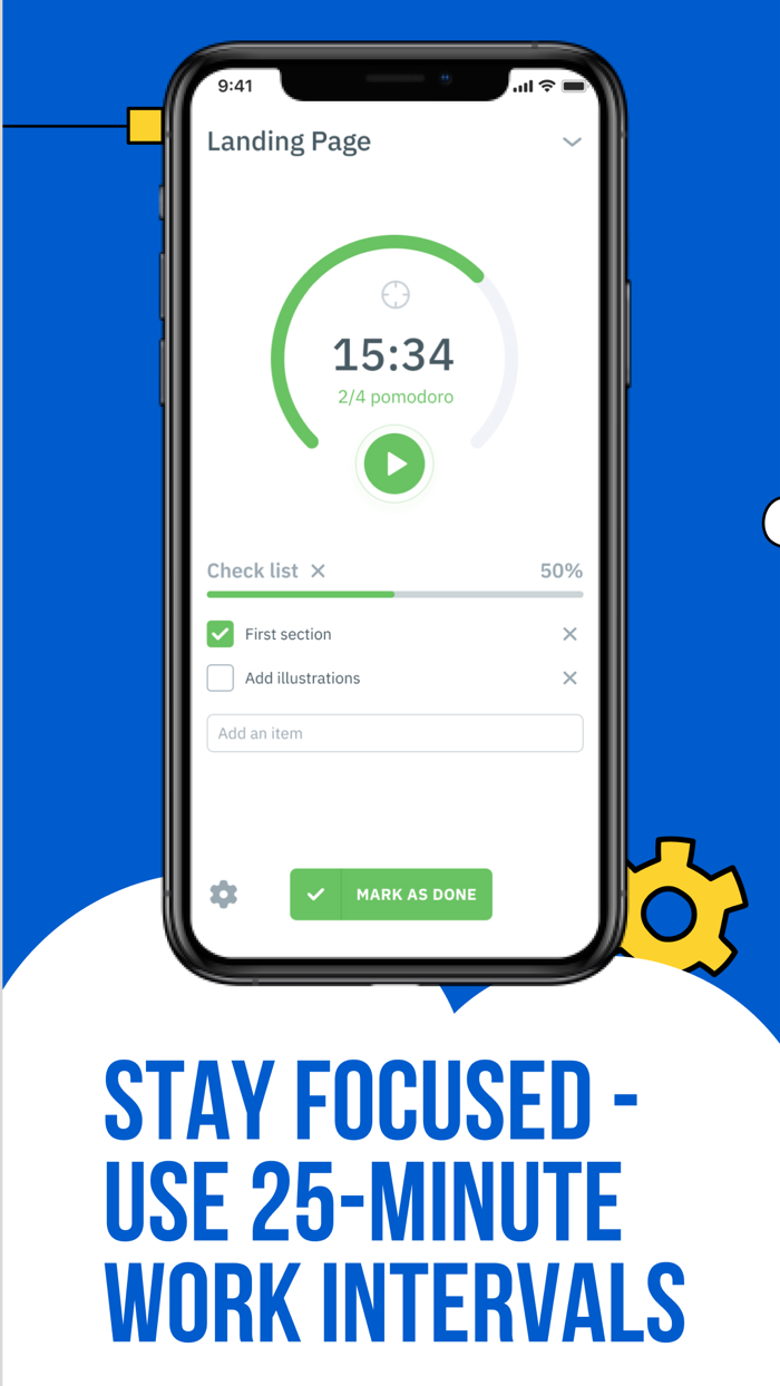 Pomodoro Focus Timer and Planner