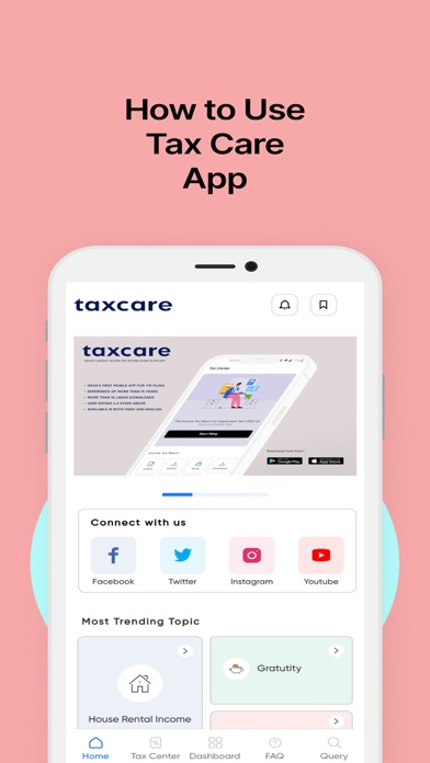Tax Care: Income Tax Return Screenshot