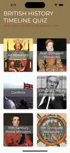 British History Timeline Quiz screenshot #1 for iPhone