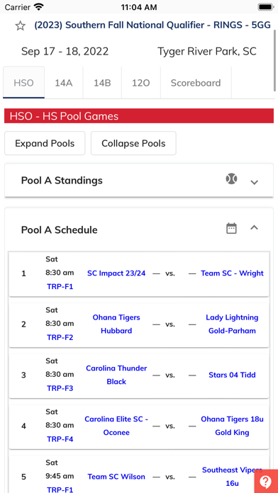 DC Fastpitch Screenshot
