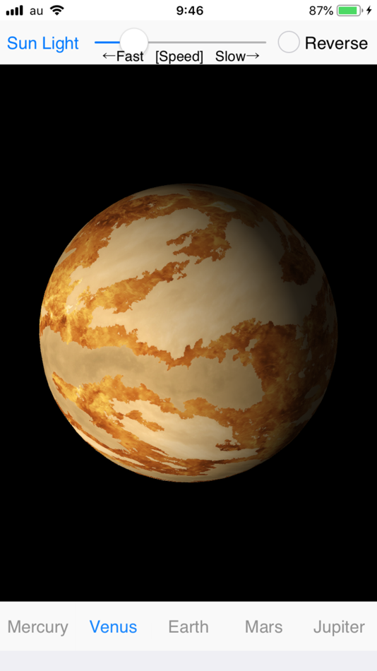#2. Planet Rotation (iOS) By: Masahiro Tomosada