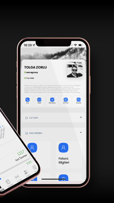 WawCard: Dijital Kartvizit Screenshot