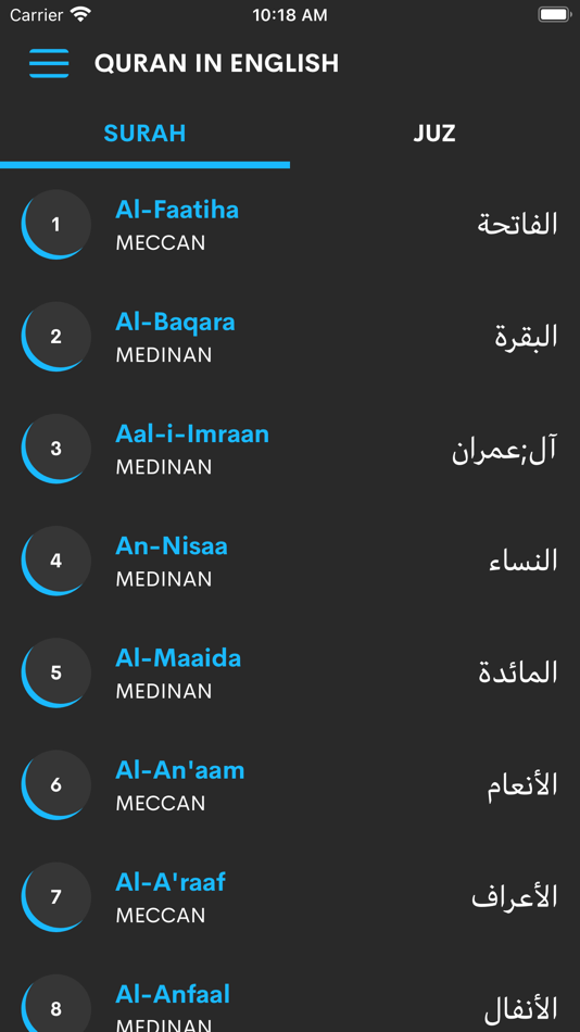The Quran in English - 1.3 - (iOS)