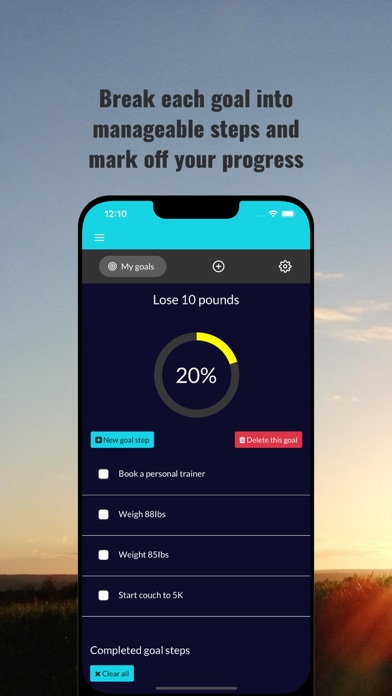 Screenshot #2 pour Achieve my goals