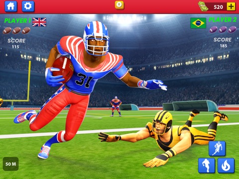 American Football: Rugby Gamesのおすすめ画像2