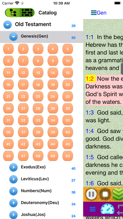 Screenshot #2 pour World English Bible Audio Book